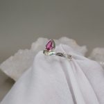"Tiara gyűrű" - kézzel készült ezüst gyűrű turmalinnal