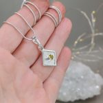 "A belső fény transzformációja" ezüst amulett