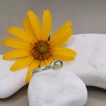 "Nature details - Zöld alkonyat" ezüst gyűrű