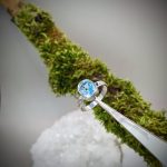 "Nature Details - Égi szellő" - kézzel készült ezüst gyűrű topázzal
