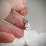 "Nature Details - Tavaszi ébredés" - kézzel készült ezüst amulett turmalinnal