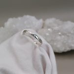 "Nature Details - Aqua Solitaire" ezüst gyűrű