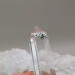 "Nature Details - Aqua Solitaire" ezüst gyűrű