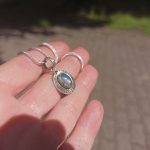 "Nature deatils - ezer arcú opál" ezüst talizmán