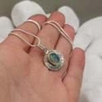 "Nature deatils - ezer arcú opál" ezüst talizmán