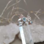 "Nature details - Égi tisztaság" - ezüst gyűrű topázzal
