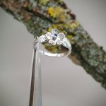 "Nature Details - Erdei nefelejts" kézzel készült ezüst gyűrű tanzanittal