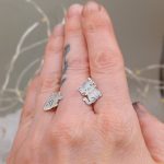 "Apróságok - Cica" ezüst fülbevaló