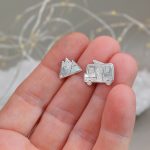 "Apróságok - Hegyek"  ezüst fülbevaló