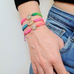 "Hold" makramé - ezüst karkötő