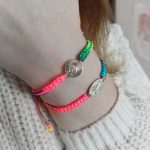 "Hold" makramé - ezüst karkötő