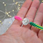 "Hold" makramé - ezüst karkötő