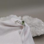 "Nature Details - Végtelen Zöld" ezüst gyűrű