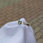"Nature Details - Végtelen Zöld" ezüst gyűrű