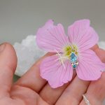 "Égi konfluencia" - kézzel készült ezüst amulett topázzal