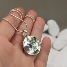  "Nature details - A természet hullámzása" ezüst medál