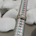 "Barokk scroll" ezüst gyűrű